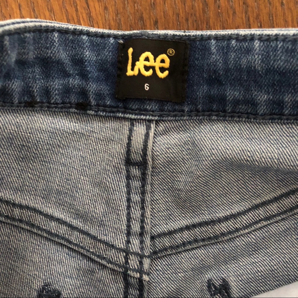 LEE high waist vintage mom jean shorts cutoffs - Picture 5 of 8